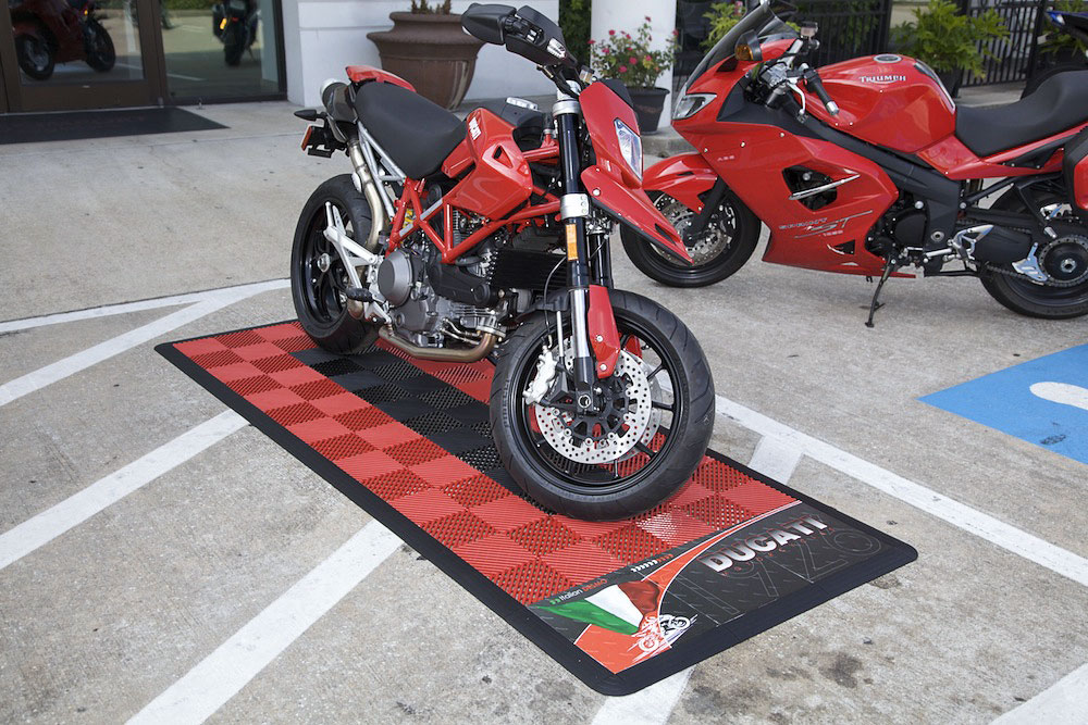 Ducati motorcycle display