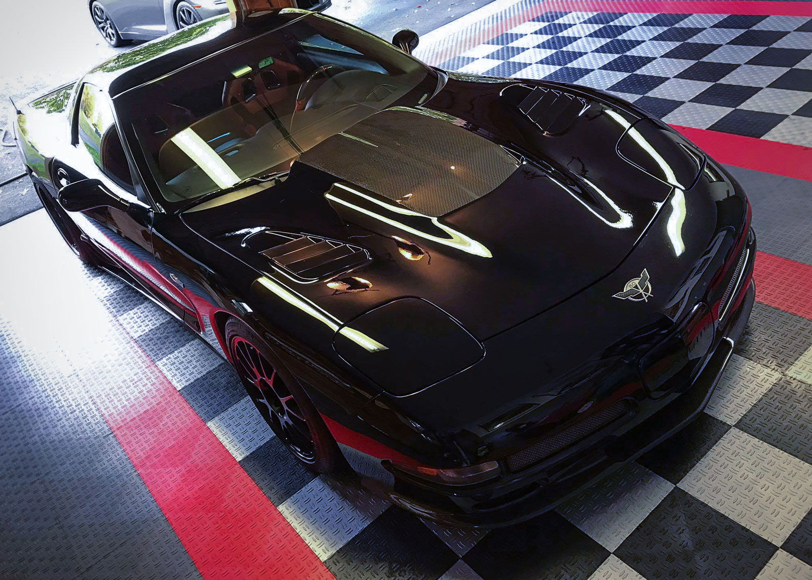 corvette garage flooring