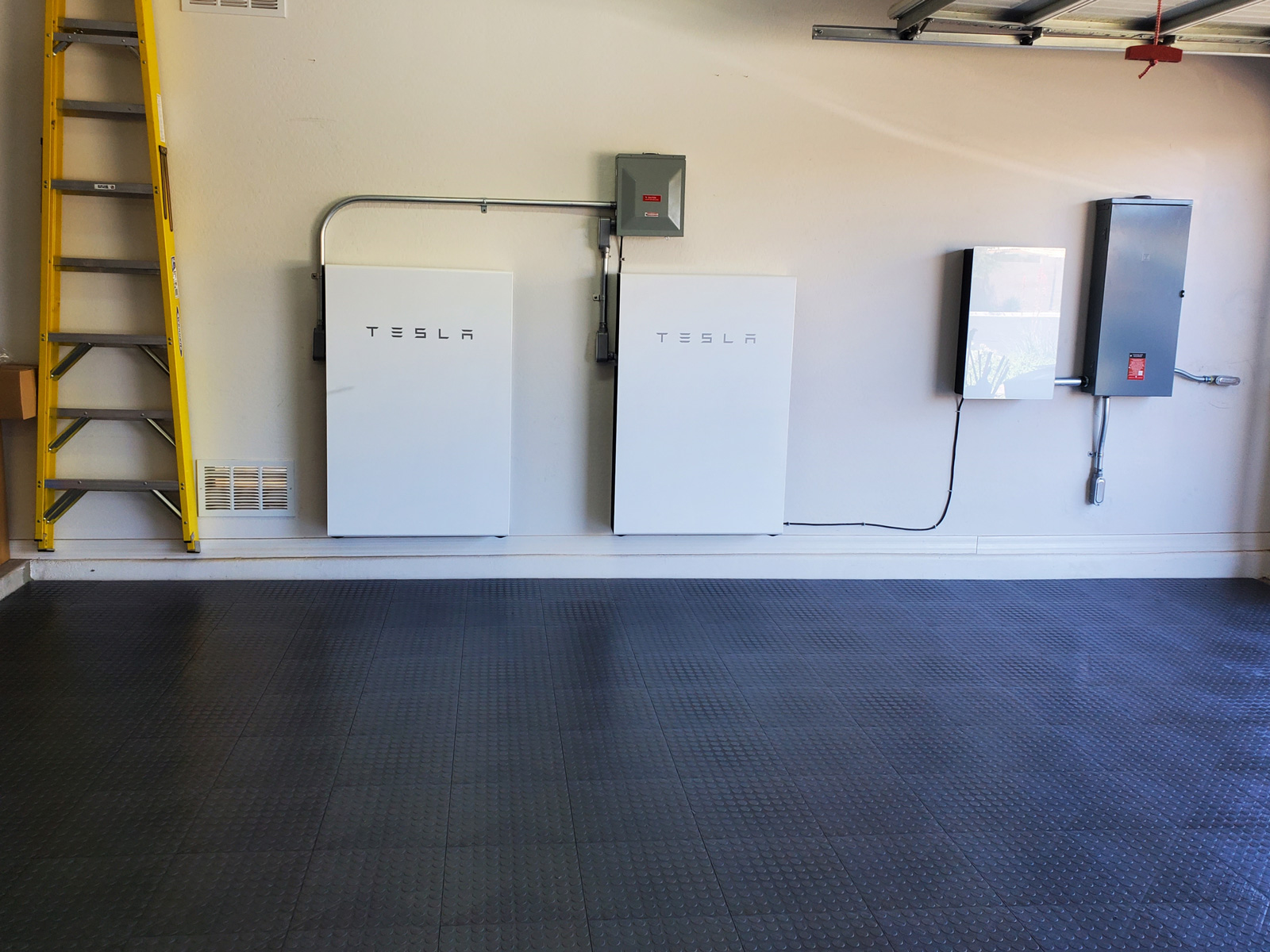 garagedeck tesla power wall