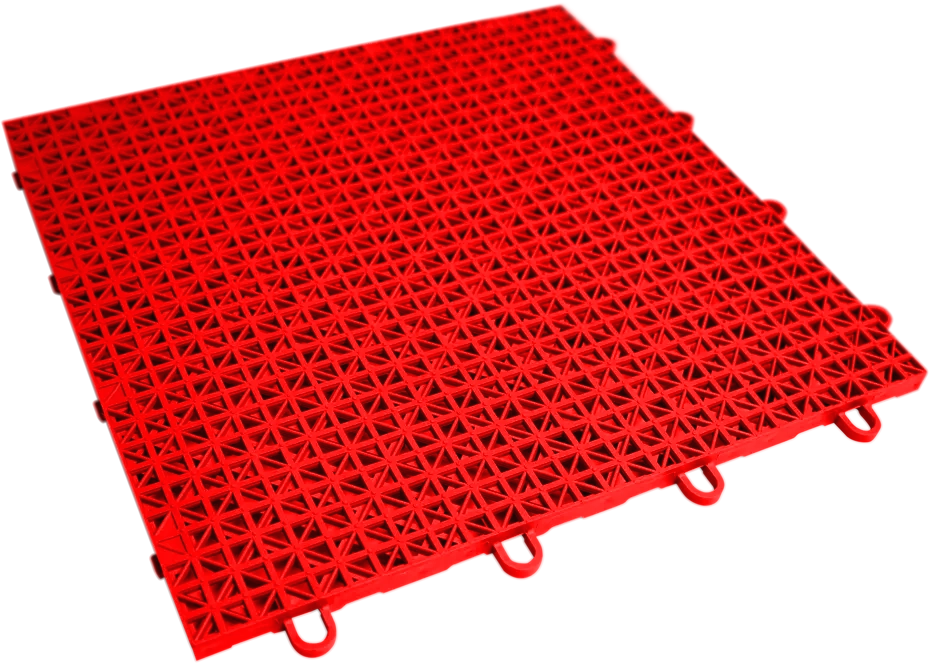 Deck Tile - Bright Red